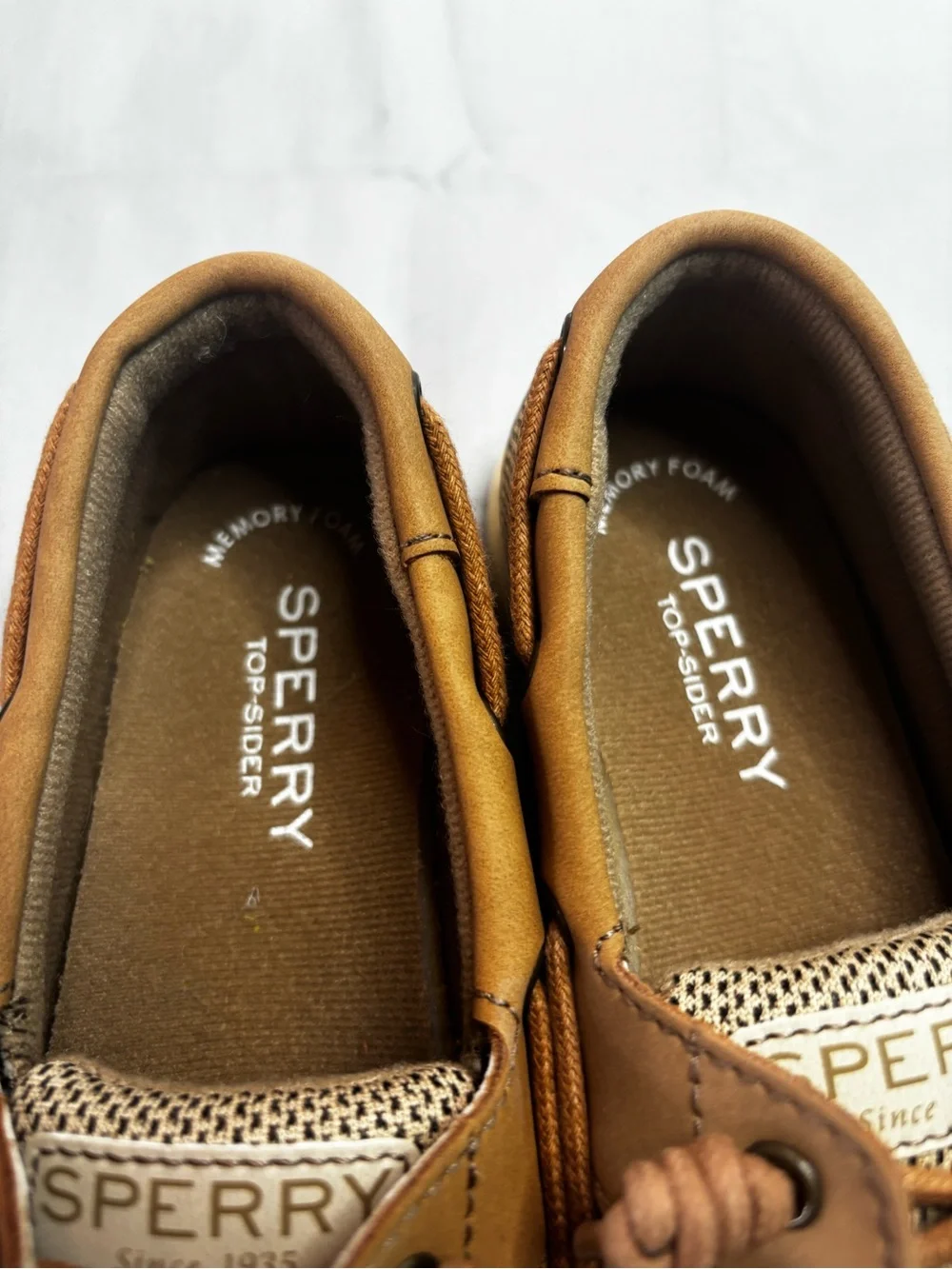 Sperry Kids Tan/Brown Classic Boat Moccasins
